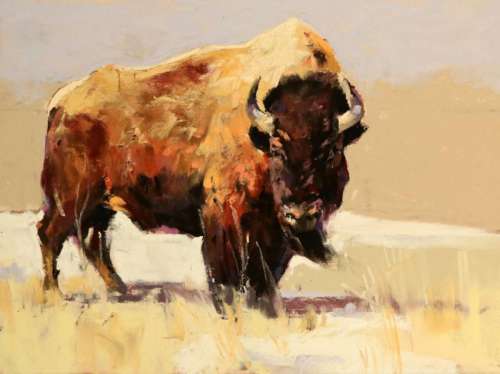 Clive Tyler Artist Bison Antelope Landscapes Saks 